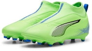 Puma ULTRA 5 Match+ Laceless FG/AG světle zelené/modré EUR 35 1/2 - Football Boots
