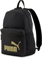 PUMA_PUMA Phase Backpack fekete/sárga - Sporthátizsák