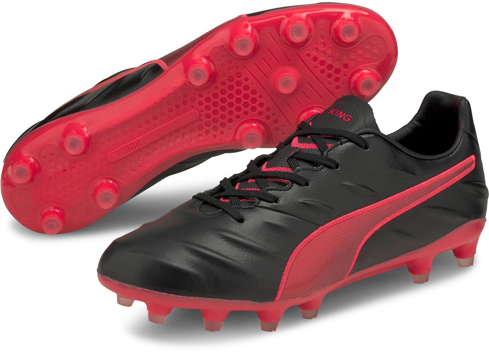 Puma red 2024 football boots