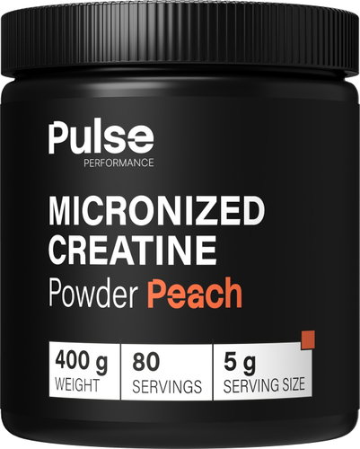 Pulse Performance Micronized Creatine Powder Peach 400 g - Creatine - Main image