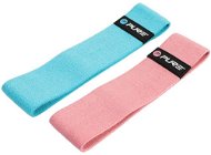 Pure2Improve Exercise Belt Set Blue and Pink - Resistance Band