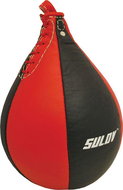 Sulov Hruška kožená, červeno-černá - Boxovací pytel