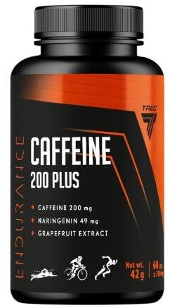Trec Nutrition Caffeine 200 Plus, 60 kapslí - Stimulant - Main image