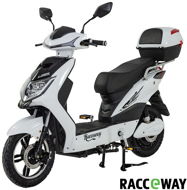 Electric Scooter Racceway E-Fichtl, 20Ah, White-Glossy - Elektroskútr