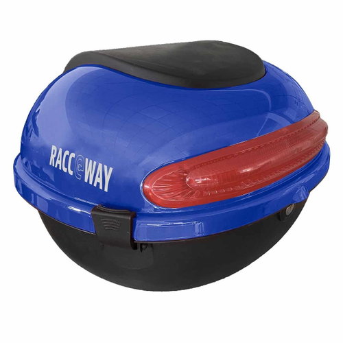 Rear case for electric scooter RACCEWAY MONA, blue - Motorcycle Case - Main image