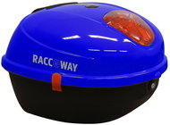 Rear case for electric scooter RACCEWAY CENTURY, blue glossy - Motorcycle Case