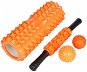 Súprava na cvičenie Roller Set IV jóga set oranžový - Sada na cvičení