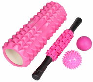 Roller Set IV jóga set růžová - Sada na cvičení