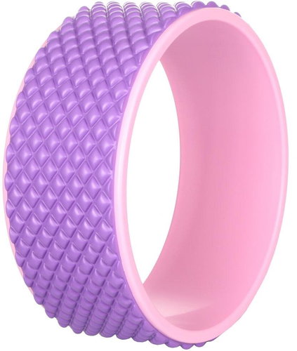 Pattern yoga roller purple - Yoga Wheel - Main image