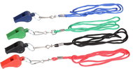 Merco Plastic whistle with lanyard Multipack 10 pcs coloured plus - Whistle 