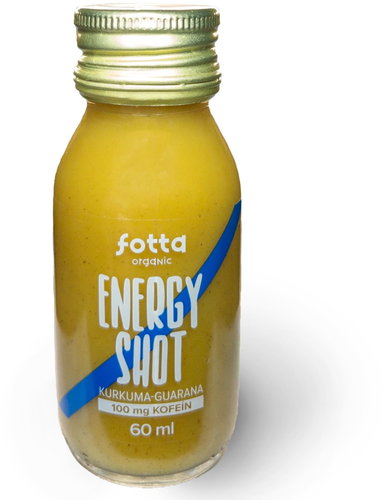 FottaOrganic Energy shot Turmeric-Guarana, 60ml - Sports Drink - Main image