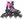 Black/pink women's