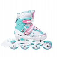 Raven Lia Mint svítící kolo LED 34-37 - Roller Skates