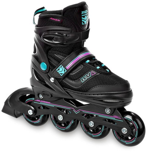 Raven Drill MINT/PINK ABEC7 ALU 34–37 - Roller Skates - Main image