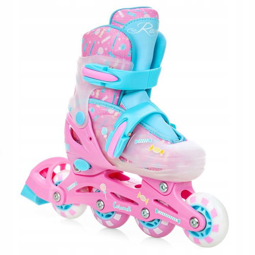 Raven Caramell LED light-up wheels 26–29 - Roller Skates - Main image