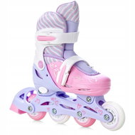 Raven Loret Lila/Pink svítící kola LED 30-33 - Roller Skates
