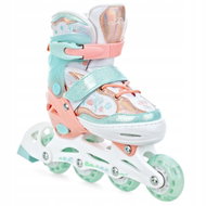 Raven Isla Orange/Mint LED Light-Up Wheels - Roller Skates