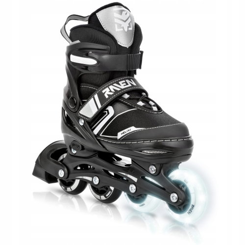 Raven Helixi Black/Grey LED light-up wheels 30-33 Main image Raven Helixi Black/Grey LED light-up wheels 30-33 - Roller Skates - Main image
