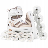 Raven Drill White/Coffee ABEC7 34-37 - Roller Skates