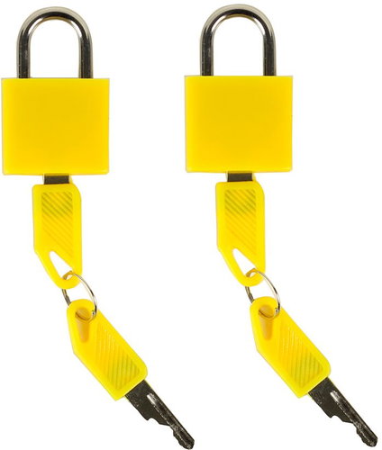 Rock 2pcs TA-0009 - yellow - Padlock - Main image