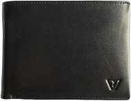 Roncato AVANA RFID, horizontálna s vreckom na mince, čierna - Peňaženka