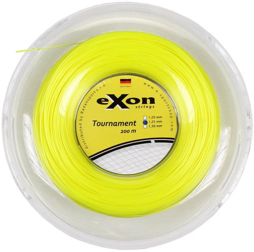 Tournament tennis braid 200 m yellow neon 120 - Tennis Strings - Main image