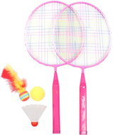 Merco multipack 2 pcs Training Set JR Badminton Multipack pink - Badminton Set