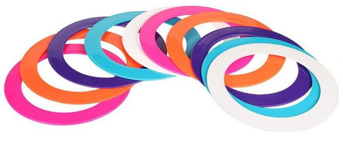MERCO Multipack 4 pcs Juggle rings juggling rings, 24 cm - Outdoor Game - Main image