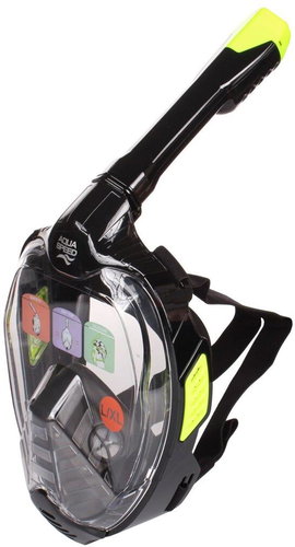 Aqua-Speed Veifa ZX black - yellow, L - XL - Snorkel Mask - Main image