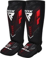 RDX Neoprenové chrániče holení a nártů, schválené IMMAF, červené  - Hockey Shin Pads
