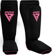 RDX Chrániče holení a nártů SIB HOSIERY SHIN INSTEP GUARD FOAM, černo růžové  - Hockey Shin Pads