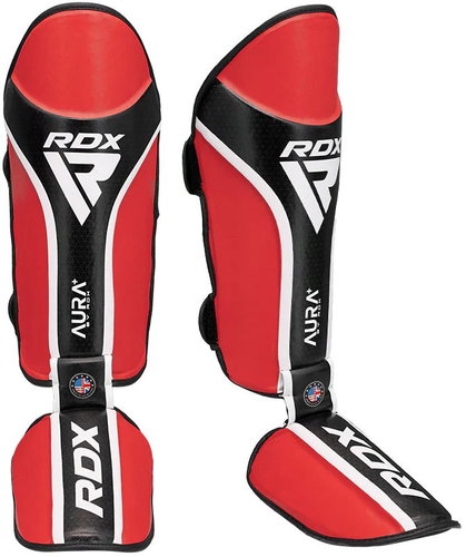 RDX T17 Aura, red and black XL - Hockey Shin Pads - Main image