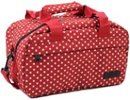 MEMBER'S SB-0043 – červená/biela - Cestovná taška