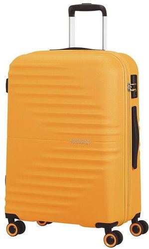 American Tourister WaveTwister SPINNER 67/24 TSA Sunset Yellow - Suitcase - Main image