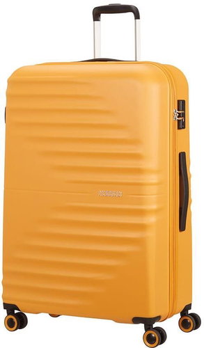 American Tourister WaveTwister SPINNER 77/28 TSA Sunset Yellow - Suitcase - Main image