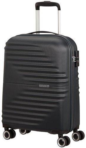 American Tourister WaveTwister SPINNER 55/20 TSA Universe Black - Suitcase - Main image