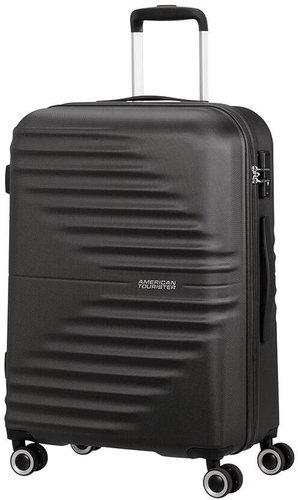 American Tourister WaveTwister SPINNER 67/24 TSA Universe Black - Suitcase - Main image
