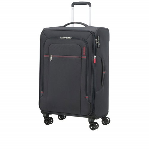 American Tourister Crosstrack SPINNER 67/24 TSA EXP Grey/Red - Suitcase - Main image