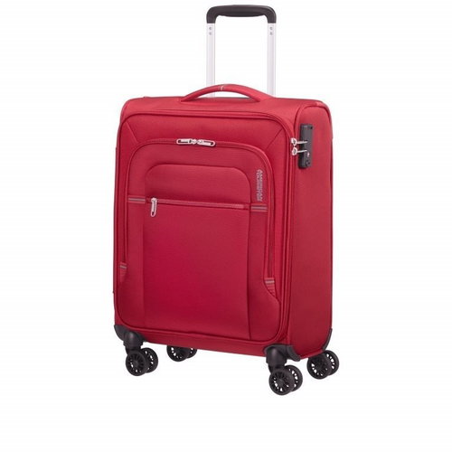 American Tourister Crosstrack SPINNER TSA Red/Grey - Suitcase - Main image