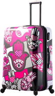 MIA TORO M1314 Hamsa Love Monochrome L - Cestovní kufr