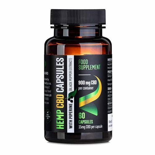 Reakiro CBD Vegan Capsules with Piperine, 900mg - CBD - Main image