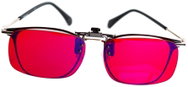 REDLIGHT.DOCTOR Klip blokující modré světlo na brýle, červené - Glasses