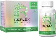 Reflex Nexgen PRO multivitamin, 90 capsules + Omega 3, 90 capsules - Multivitamin