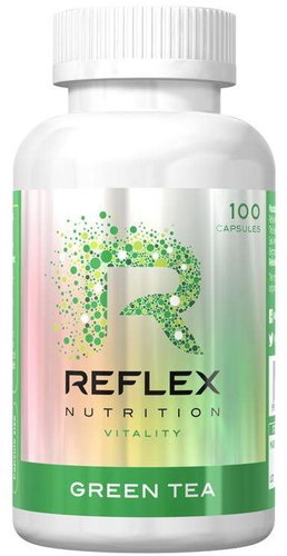 Reflex Green Tea, 100 Capsules - Stimulant - Main image
