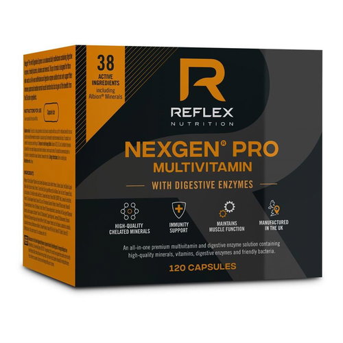 Reflex Nutrition Nexgen PRO + Digestive Enzymes 120 capsules - Multivitamin - Main image