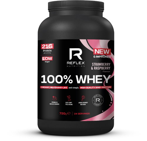 Reflex 100% Whey Protein 720 g, strawberry raspberry - Protein - Main image