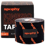 Spophy Kinesiology Tape Black, tejpovacia páska čierna, 5 cm × 5 m - Tejp
