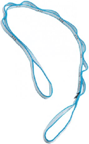 Rock Empire Daisy chain DYN 13mm / 110cm Cyan - Strap - Main image