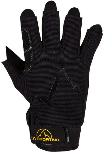 La Sportiva Ferrata Gloves Black S - Via Ferrata Gloves - Main image