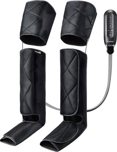 RENPHO Foot, Calf & Thigh Air Massager Black - Lymphatic Drainage Pants - Main image